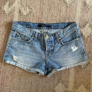 Size 26 - J Brand - 100% Cotton - Distressed Denim Shorts